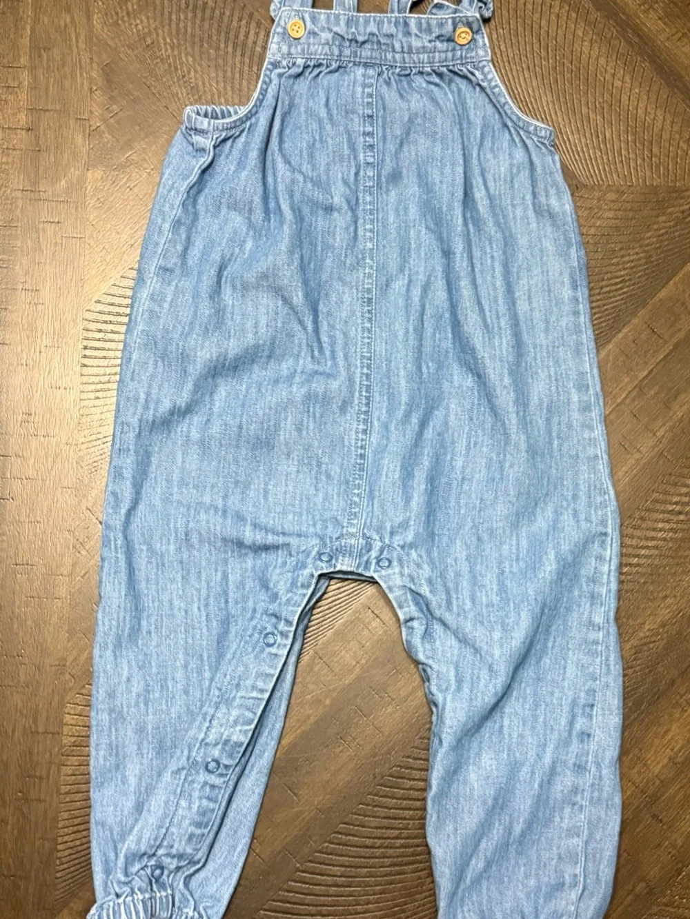The Children's Place Light Blue Denim Overalls